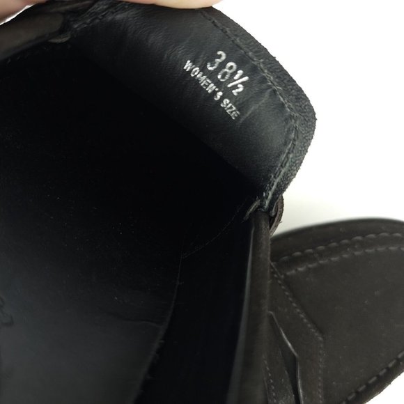 TOD'S Brown Suede Penny Loafers Driver Shoes Women's Size 38.5 US 8.5 - Picture 8 of 10